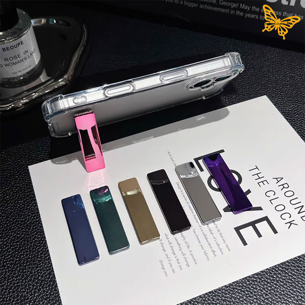 Suporte Brilho Para Capinha De Celular Portátil Dobrável Autoadesivo Universal Ajustável KZJ012