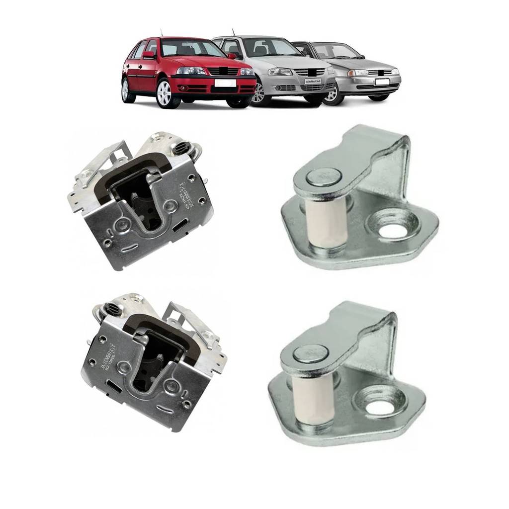 Kit Par Batente Gol Parati 4p Saveiro G2 G3 G4 Par Fechadura Dianteira em Oferta na Shopee