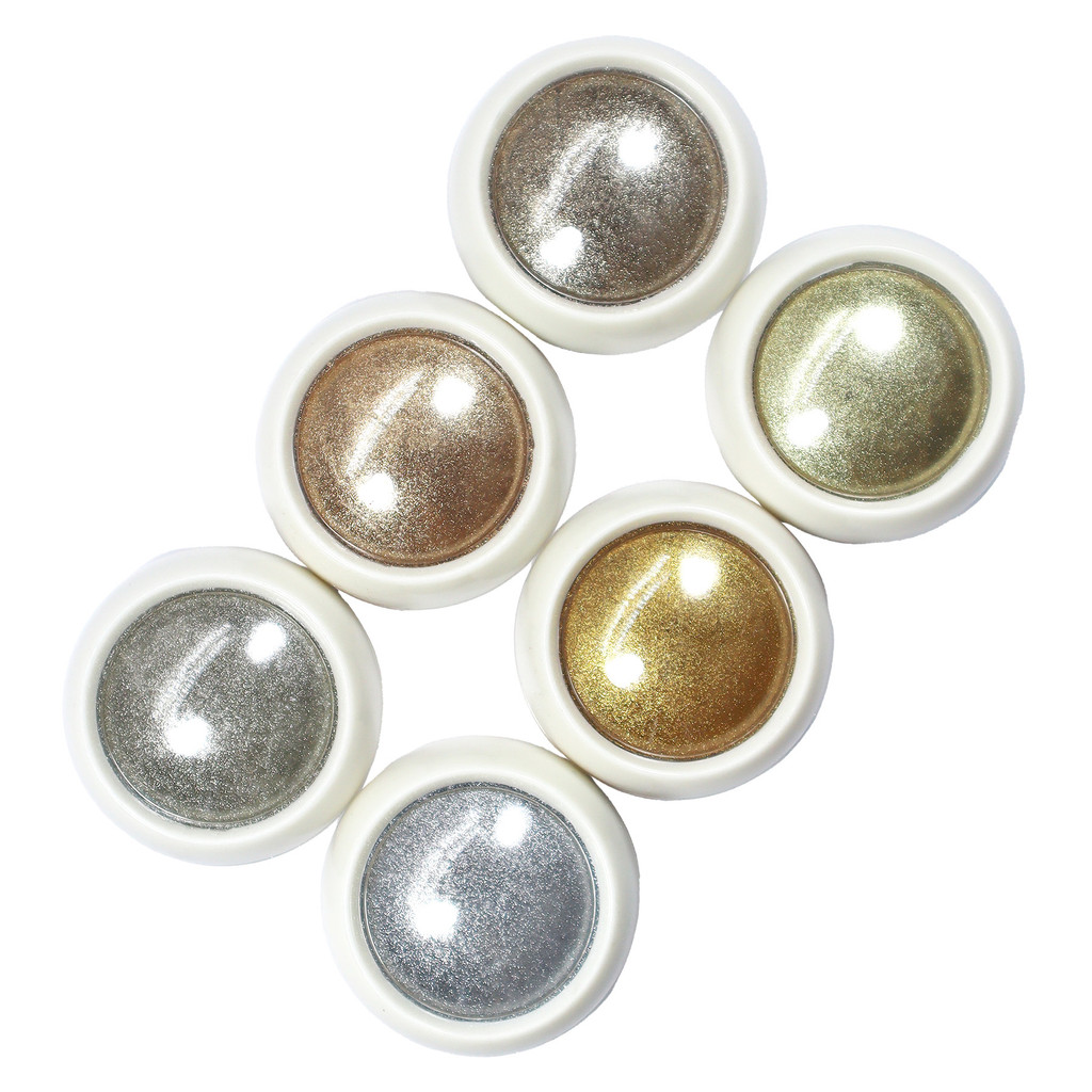 Kit 6 Pó Cromo Metalizado Unhas Cromado Decoração em Oferta na Shopee
