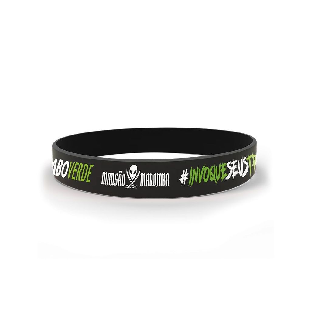 Pulseira de Silicone - Diabo Verde - FTW em Oferta na Shopee
