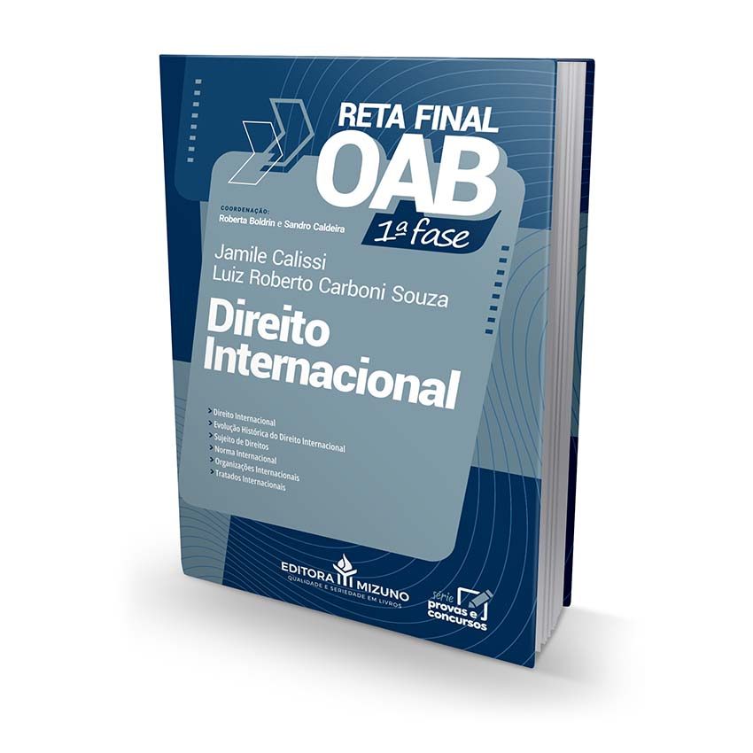 Direito Internacional - Reta Final OAB – 1ª fase | Livro Exame da OAB Concurso Prova 2026