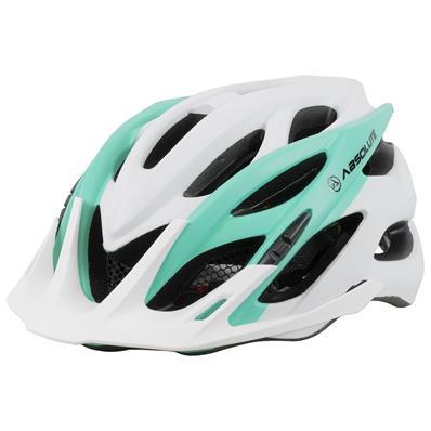 CAPACETE ABSOLUTE LUNA BRANCO/VERDE TAMANHO M(54-57 cm) CICLISMO MTB SPEED