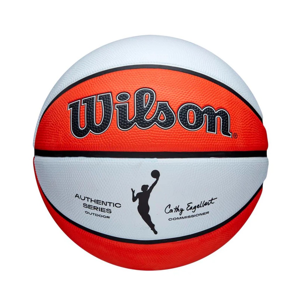 Bola de Basquete Wilson WNBA Authentic Outdoor #6 Branco e Laranja em Oferta na Shopee
