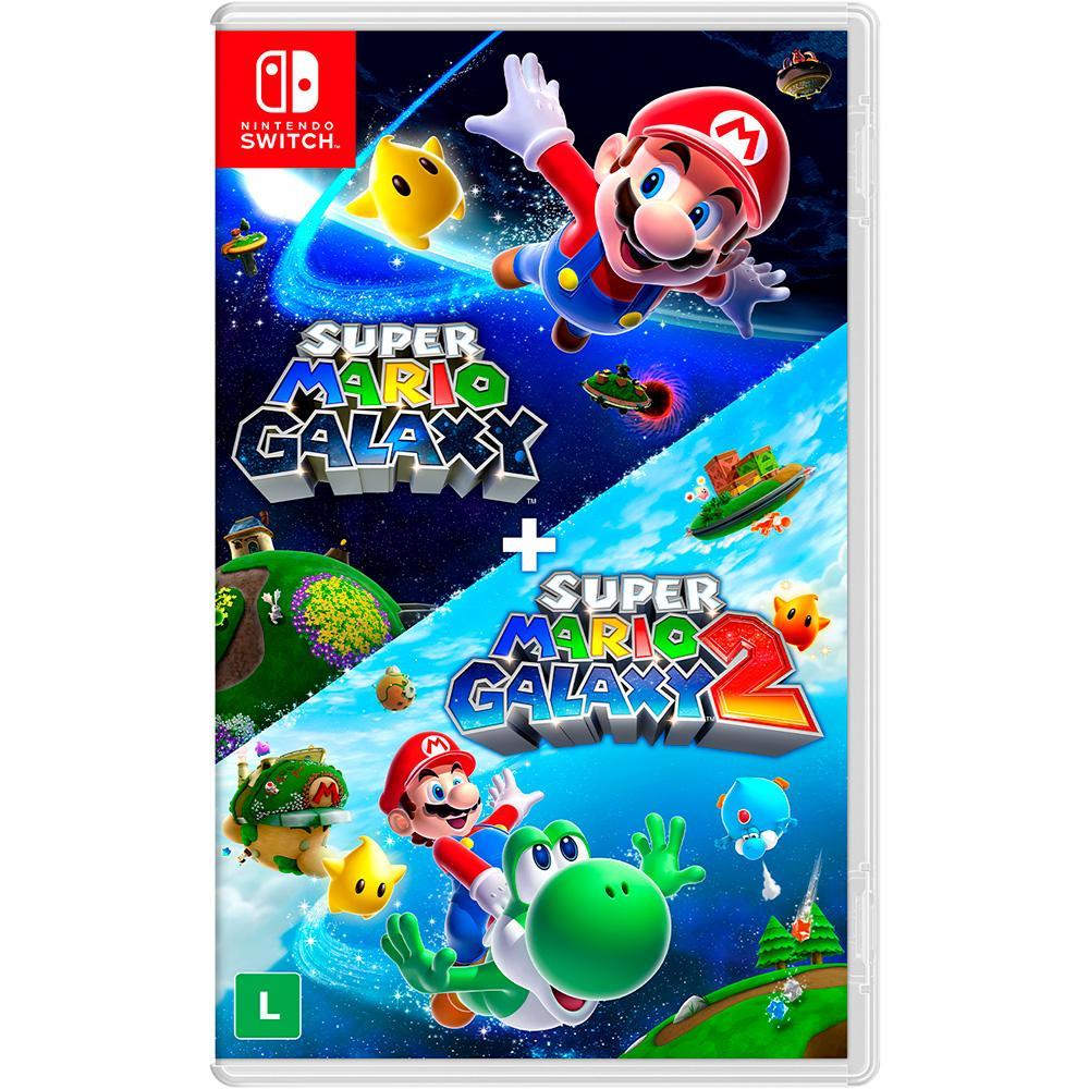 Super Mario Galaxy + Super Mario Galaxy 2 NWS em Oferta na Shopee