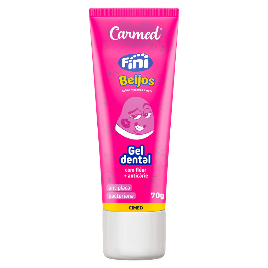 Imagem Gel Dental Carmed Fini Beijos 70G