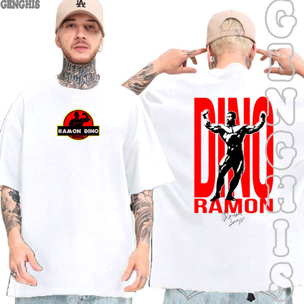 Camiseta Ramon Dino Campeao Mr Olympia Academia Maromba Atleta Camisa Basica e Oversized Plus Size Unissex