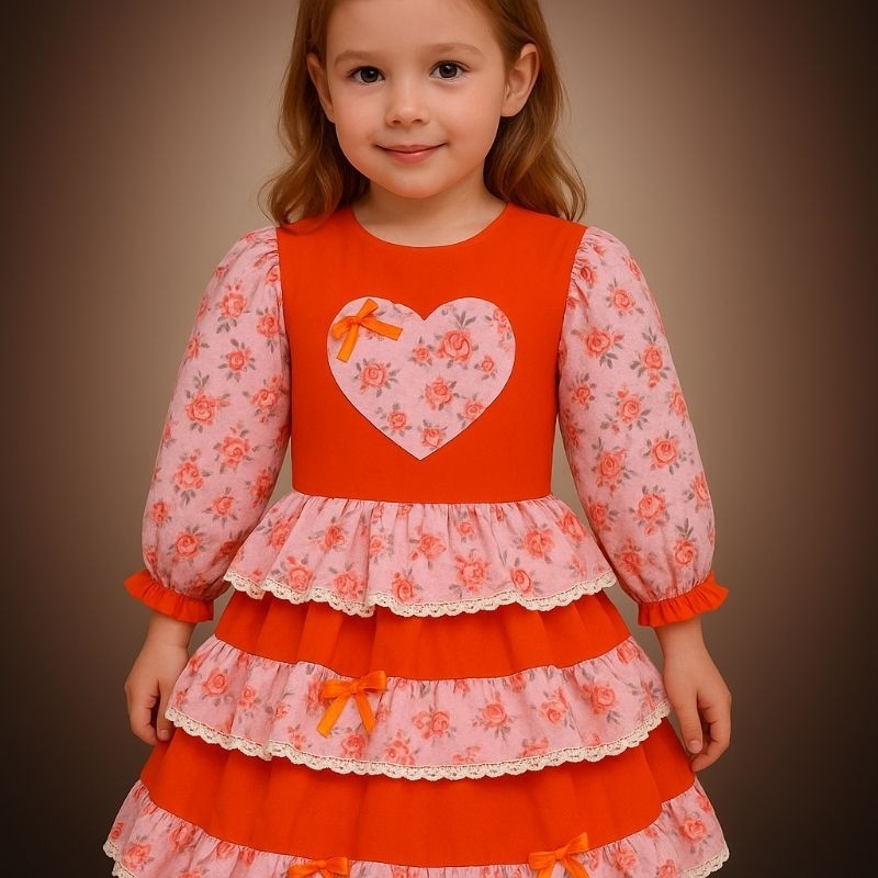 Vestido Caipira Festa Junina Vestido Junino São João Vestido Infantil Rodado