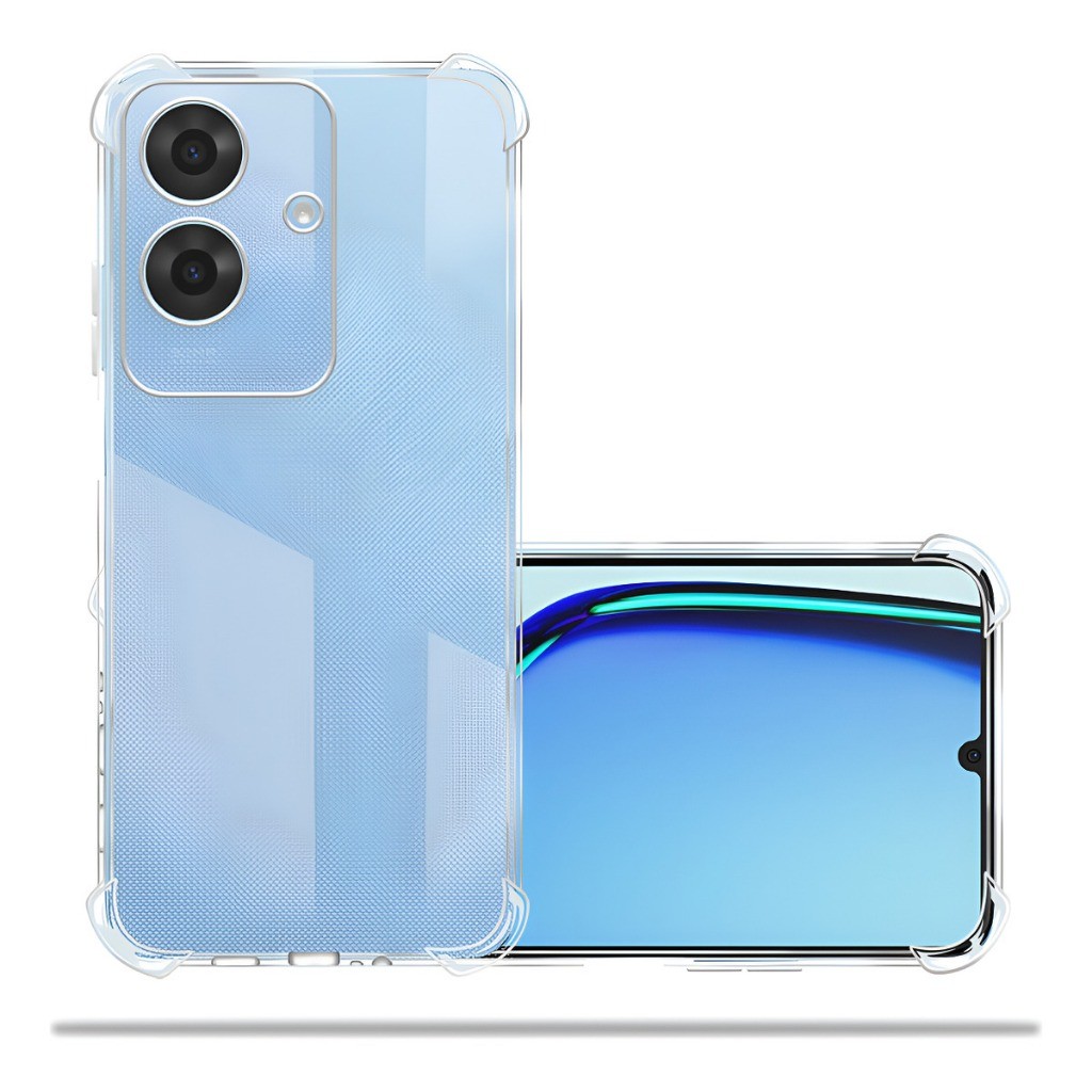 Capa Xiaomi Realme Note 60 - Capinha Case Transparente Anti Impacto Borda Reforçada Silicone TPU em Oferta na Shopee