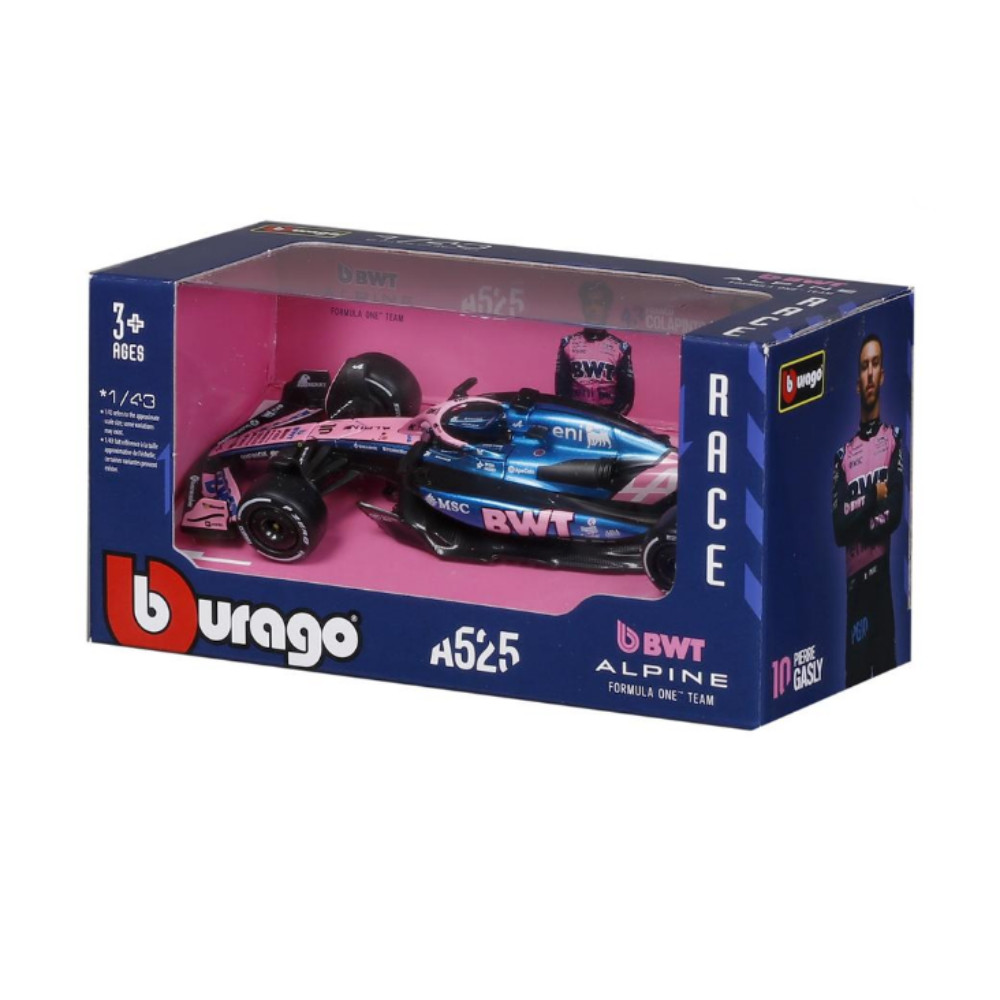 Miniatura Fórmula 1 Renaut Alpine A525 - #10 P. Gasly - (2025) - Team BWT - 1:43 - Burago