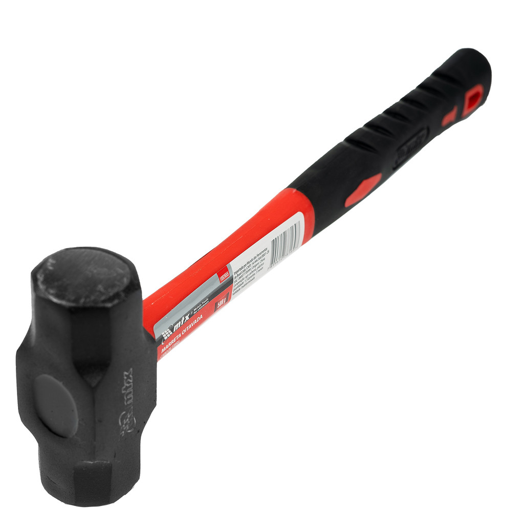 Marreta Oitavada Cabo em Fibra de Vidro Emborrachado 30cm 500G Mtx em Oferta na Shopee