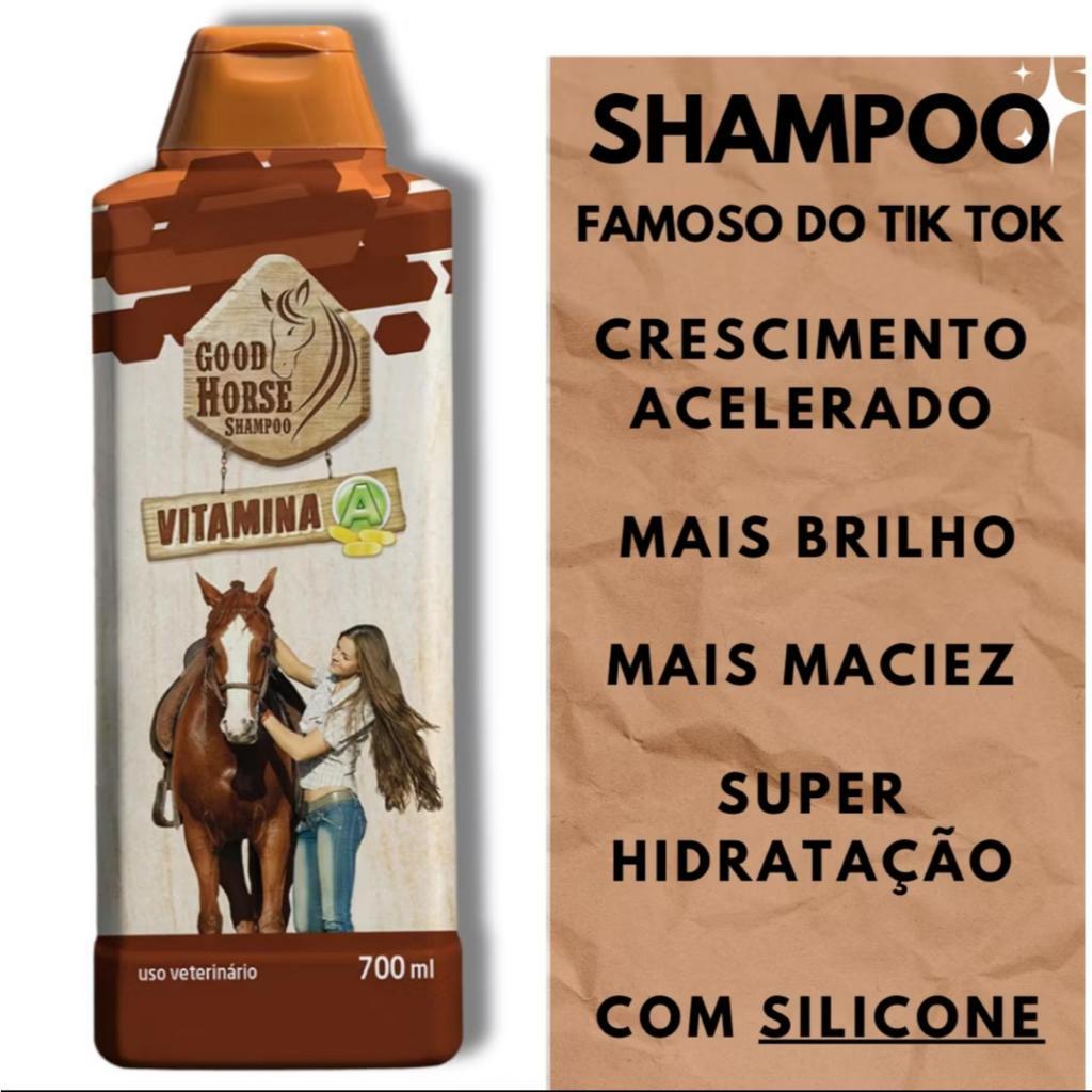 Shampoo Good Horse Cresce Cabelo Vitamina A 700ml Cavalo Crescer Cabelo Shampoo Tik Tok