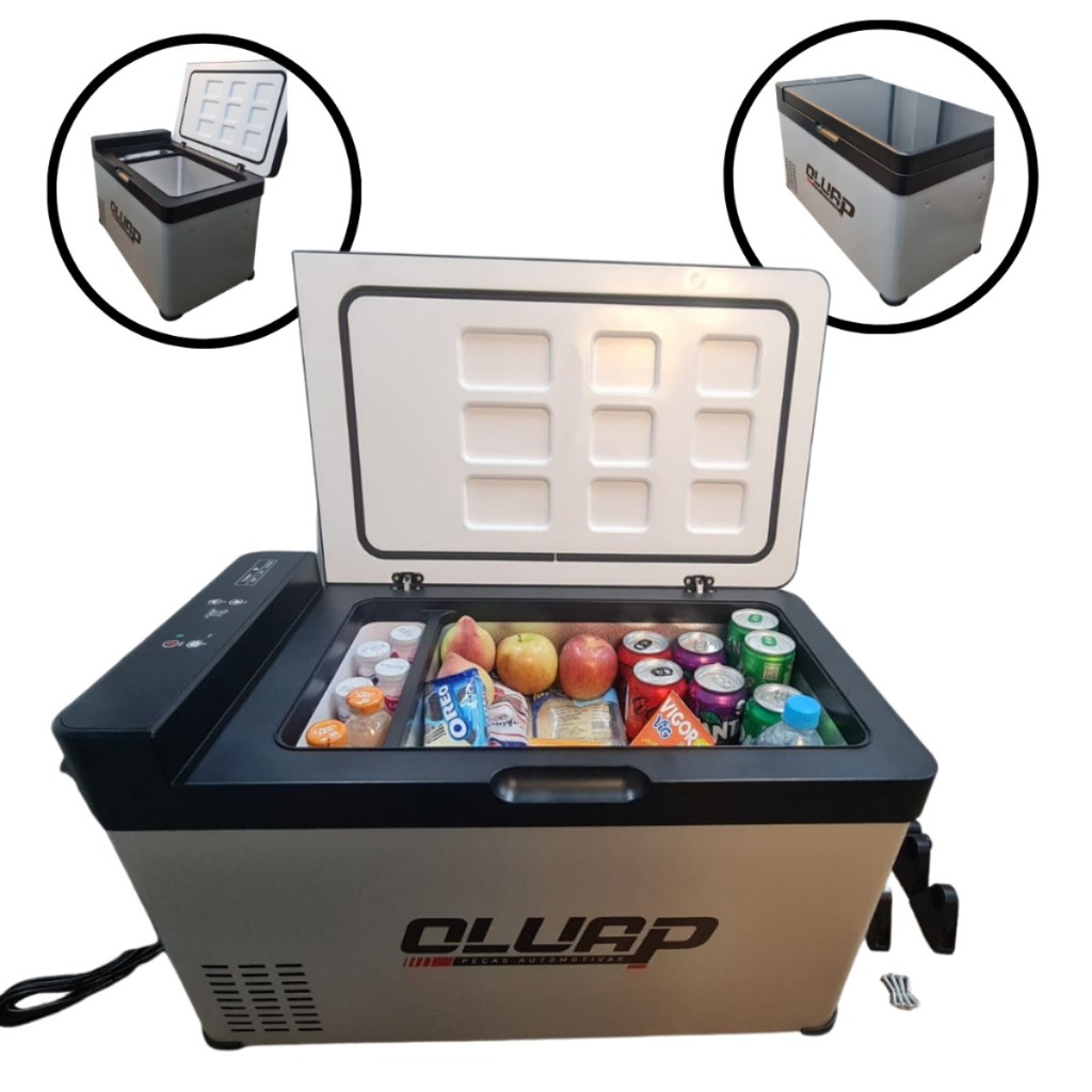 Geladeira Para Caminhão Van Micro-ônibus Motor Home Portátil 40 Litros Quadrivolt Geladeira Para Caminhão Van Micro-ônibus Motor Home Portátil 40 Litros Quadrivolt