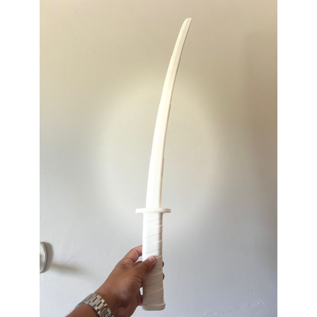 Espada Katana Ninja Samurai 3D Retrátil | Brinquedo Cosplay Anime Demon Slayer | 64cm | Decoração Geek