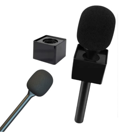 Suporte Adaptador Mão Microfone + Canopla Hollyland Lark M2 em Oferta na Shopee