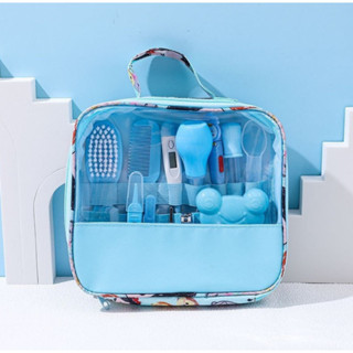 Kit 13 Higiene Cuidado Bebê Recém Nascido Essencial 13 Peças Cuidados Com O Bebê Recém Cortador Escova Cabelo Unha Pente em Oferta na Shopee
