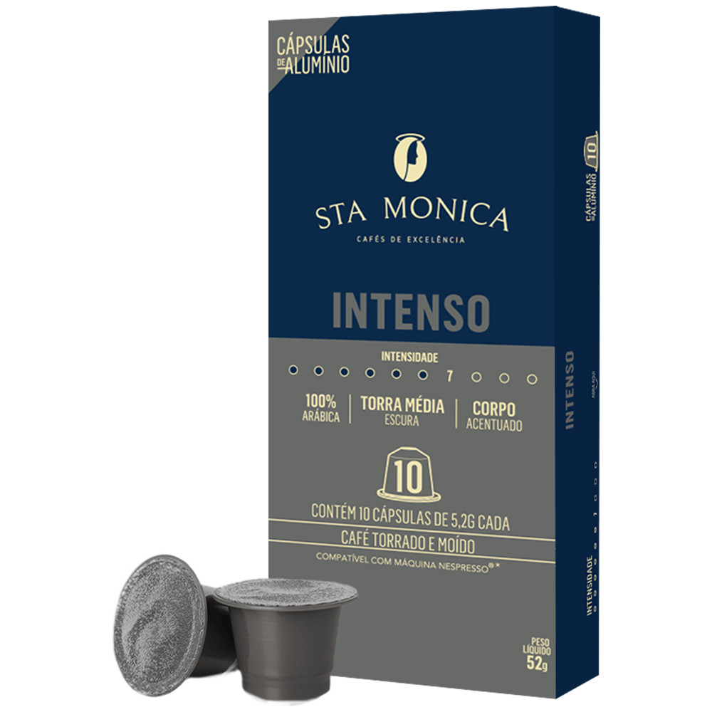 Café Cápsulas Intenso c/ 10 Und Nespresso em Oferta na Shopee