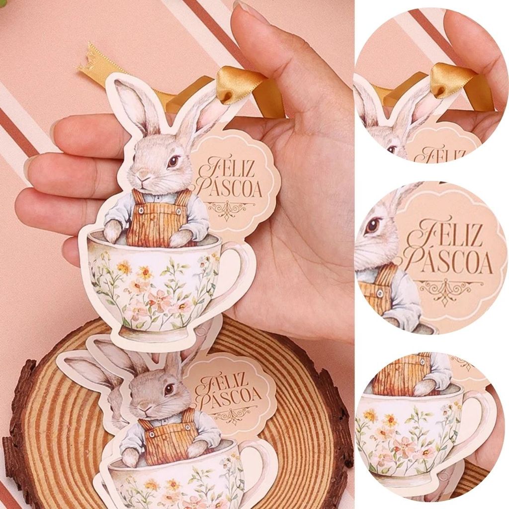 20 TAGS COELHO ACOLHER 5689 ( PASCOA JANGO 2026 ) em Oferta na Shopee