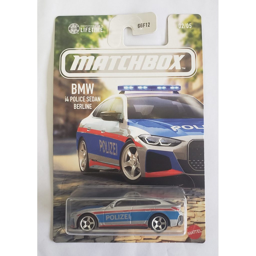 Matchbox - BMW I4 Police Sedan Berline
