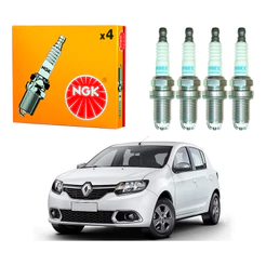 Jogo Velas Ngk Sandero 1.6 8v 2014 A 2017
