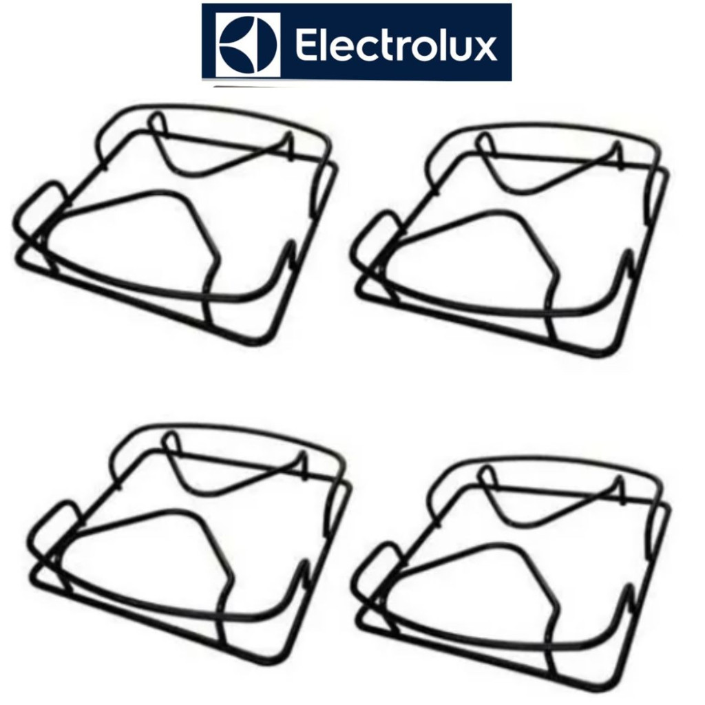 kit 4 grelhas fogao 76srb 76srx lateral original peças de fogao electrolux