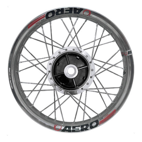 Roda Traseira Cubo Diaman Preto Biz 100 110i 125 Aero Polido Alumínio Polido