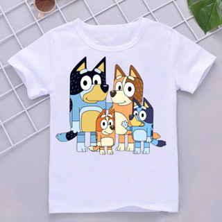 camiseta camisa blusa estampada desenho animado cachorro bluey e bingo em alta tendencia confortavel em Oferta na Shopee