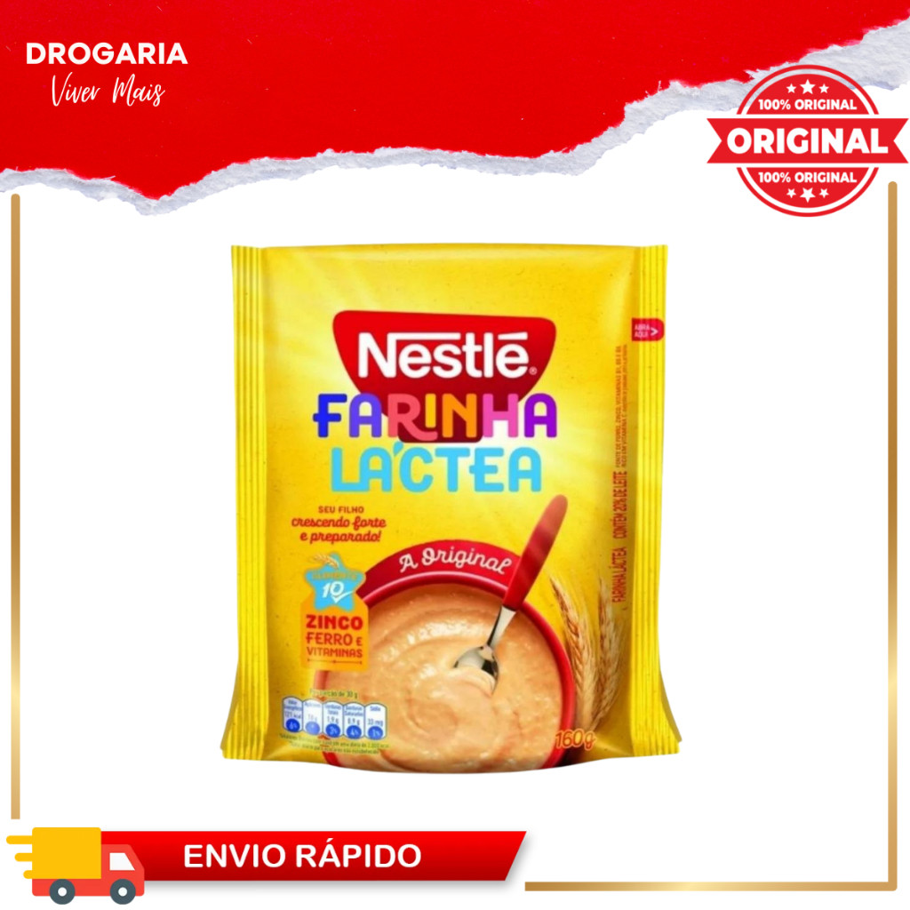 Farinha Lactea Nestlé 160g - Comprar com Melhor Preço em Essenciais para Assar