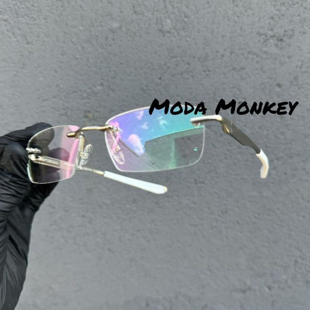 Balgriff Armação de óculos retangular sem aro masculino em Oferta na Shopee