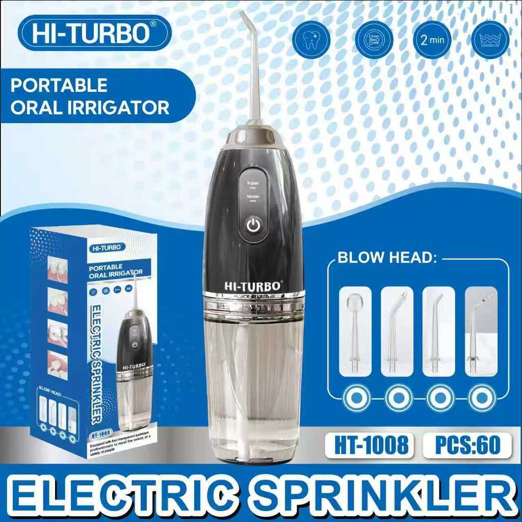 Irrigador Oral Portátil Elétrico Sem Fio Remoção de Placa 3 Modos em Oferta na Shopee