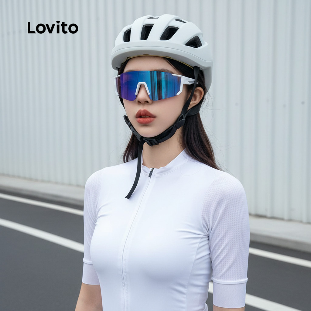 Lovito Óculos De Ciclismo Casuais Resistentes Às Intempéries LFA102349 em Oferta na Shopee