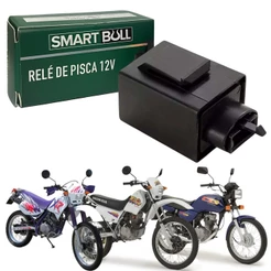 RELÉ PISCA UNIVERSAL 12V 3 PINOS SMARTFOX HONDA CG TITAN 125 XLR 125 XR 200