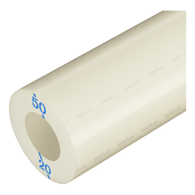 Tubo Nylon Tecnyl 50mm x 20mm - Bucha Tecnil Poliamida 50x20
