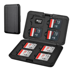 Case Micro E Sd Aluminio Porta Cartão Memoria Estojo Preto
