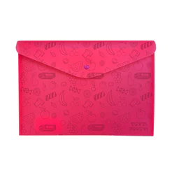 Envelope plástico com botão A4 Aromas Tutti Frutti 0015.06 Dello