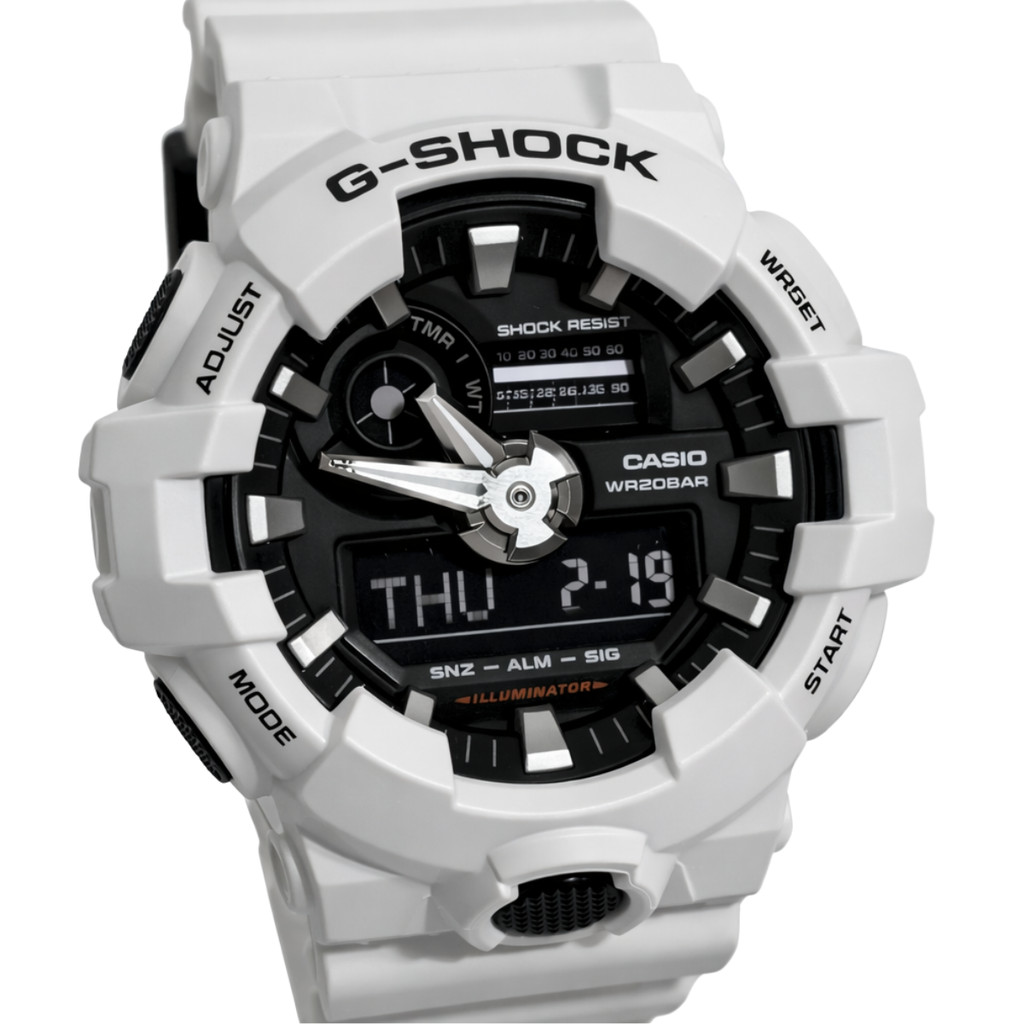 Relógio Casio Analógico e Digital G-Shock Masculino GA-700-7ADR em Oferta na Shopee