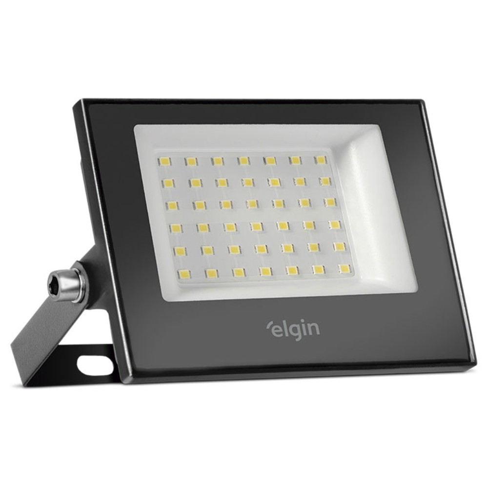Refletor Elgin LED 50W Bivolt 6500K IP66 High Power em Oferta na Shopee