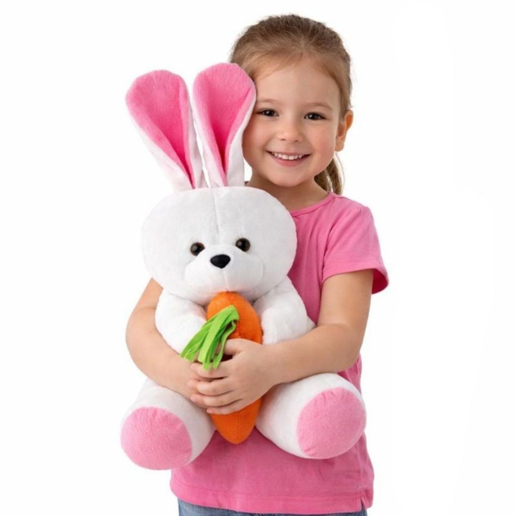 Coelho de Pelúcia Páscoa 30cm 48cm Boneco Coelhinho Super Macio Presente Decoração em Oferta na Shopee