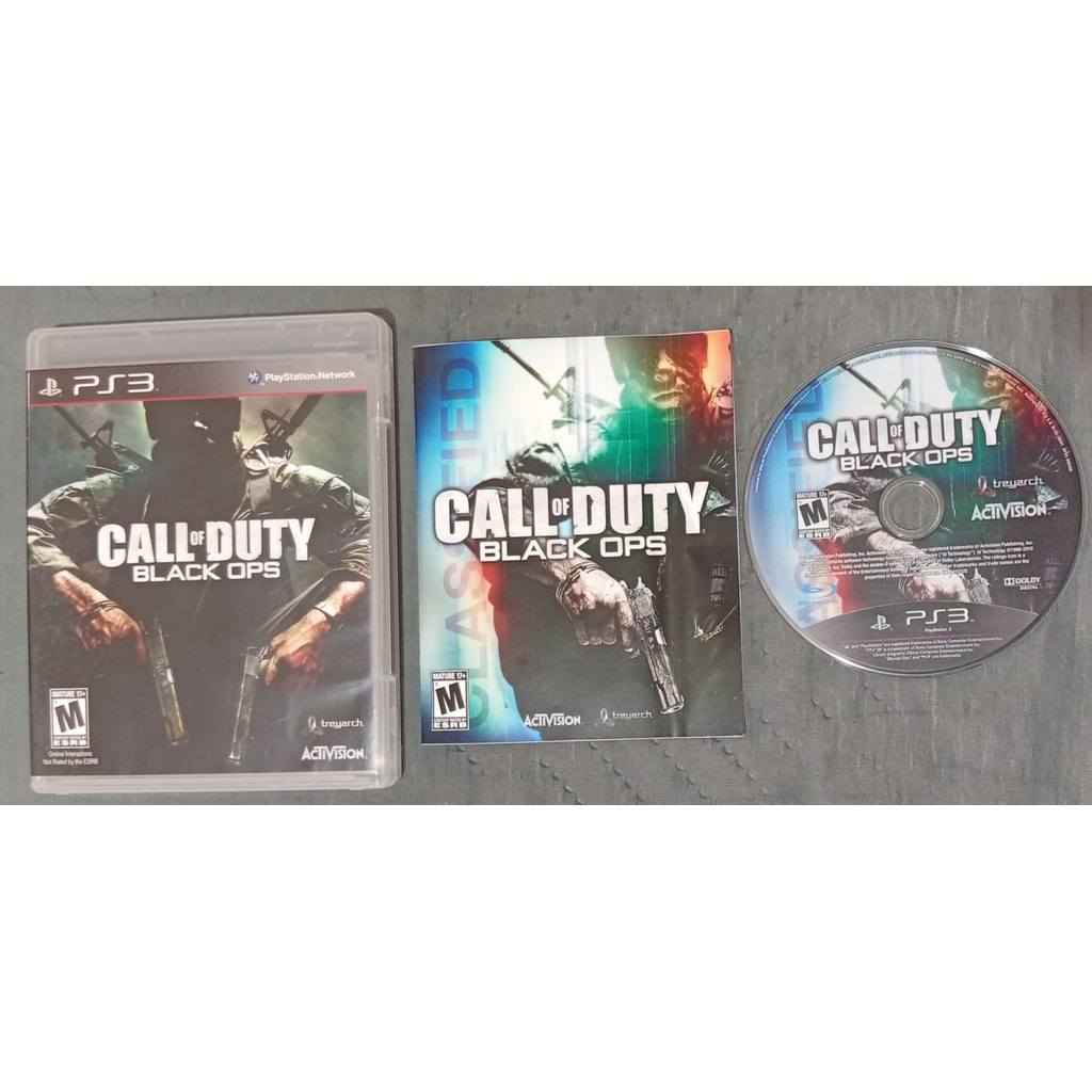 Call of Duty Black OPS para Video Game 3 - Jogo original, testado e completo