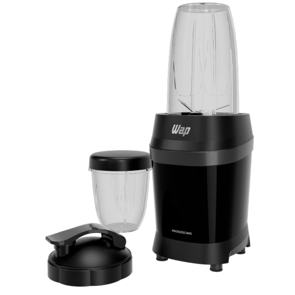 Liquidificador Portátil WAP Blender Pro Turbo 700W 4 Lâminas Inox e 2 Copos Squeeze em Oferta na Shopee