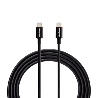 Cabo USB-C 1,2m PVC Preto Intelbras EUCC 12PP em Oferta na Shopee