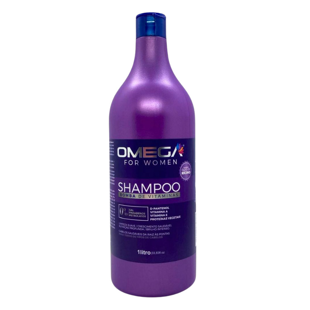 SHAMPOO BOMBA DE VITAMINAS 1LT - OMEGA FOR WOMEN