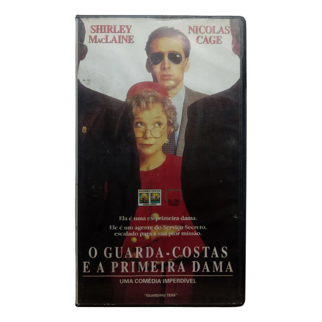 Vhs O Guarda Costas E A Primeira Dama - Shirley Maclaine