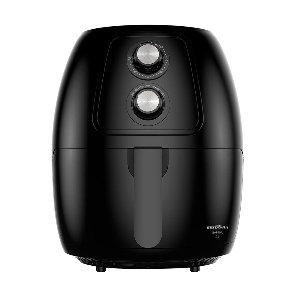Fritadeira Air Fryer Britânia BAF40A - 1500W, 4 Litros, Preto