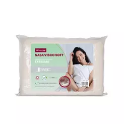 Travesseiro Espuma da NASA Basic Visco Soft Orthocrin - 45x65x10