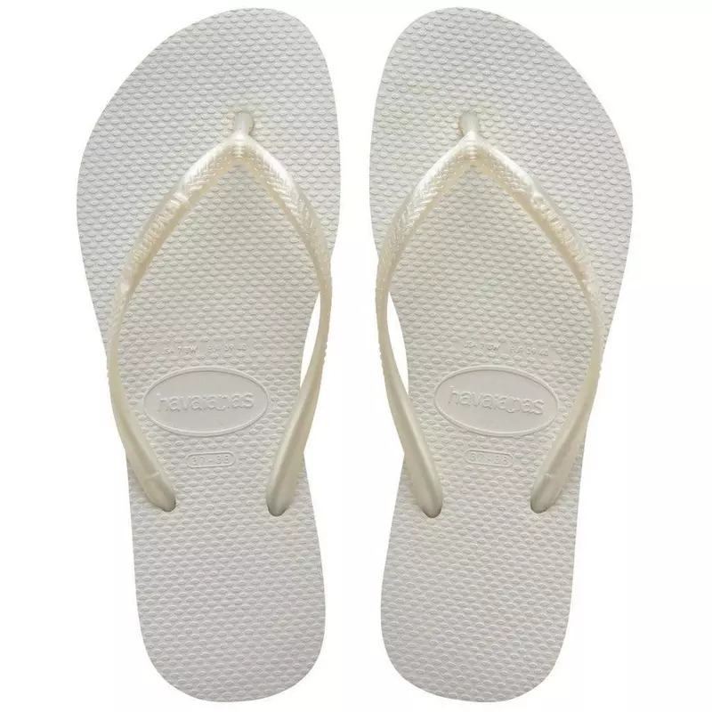 Chinelo Havaianas Slim Branco por R$49,99! 👣