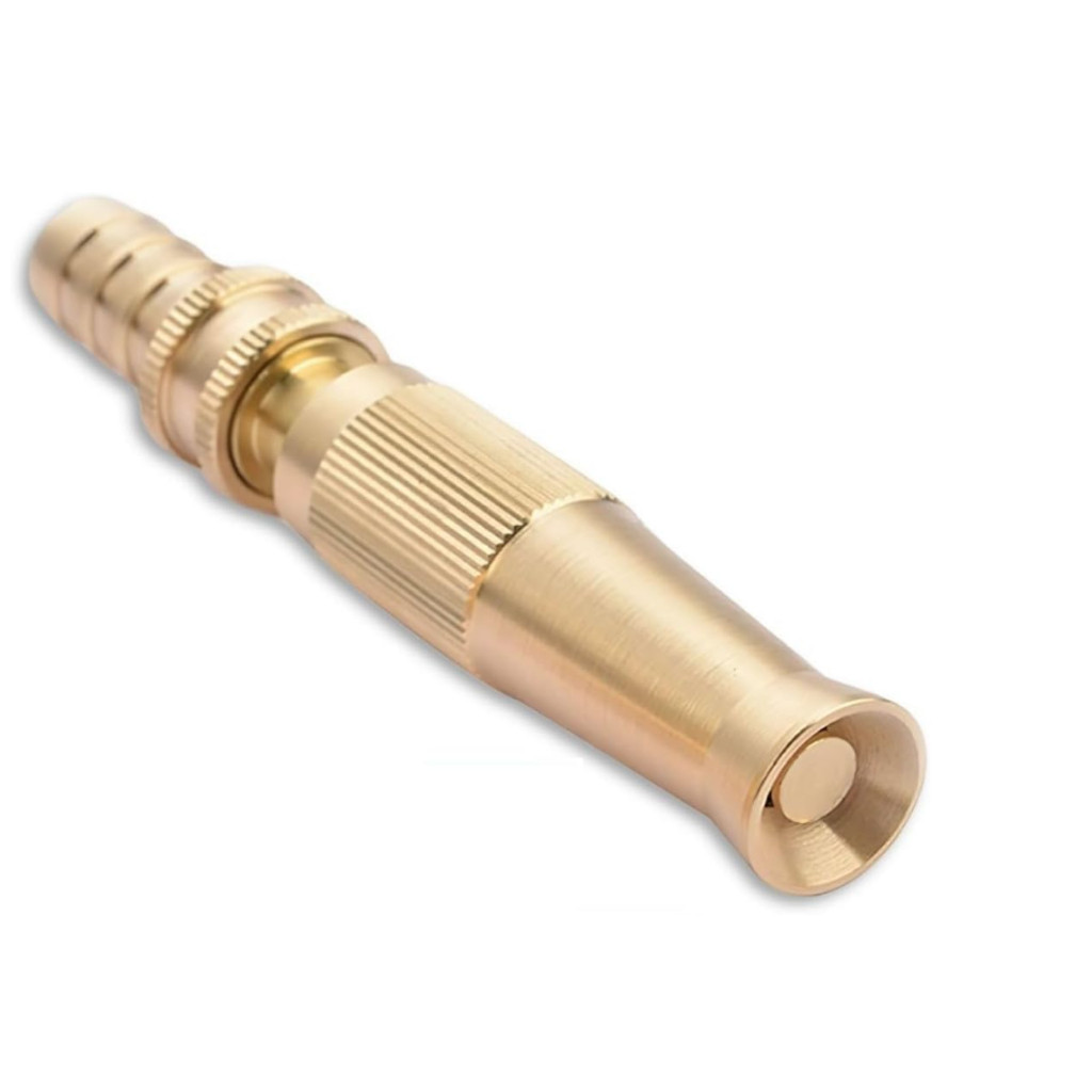 Esguicho Bico Ajustável De Mangueira 1/2 Latão Maciço Água Alta Pressão Uso Doméstico -Aquarius Shop