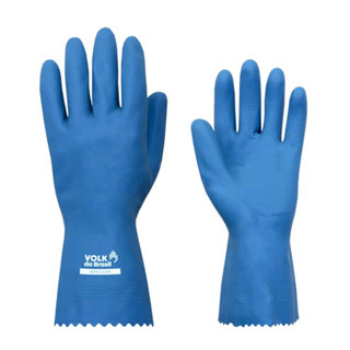 Luva de latex silver slim G azul CA37277 Volk em Oferta na Shopee