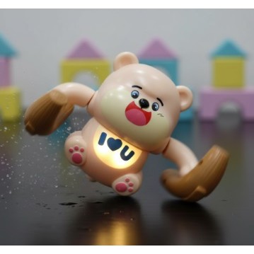 Brinquedo Ursinho Gira Gira com Luzes Som e Movimento