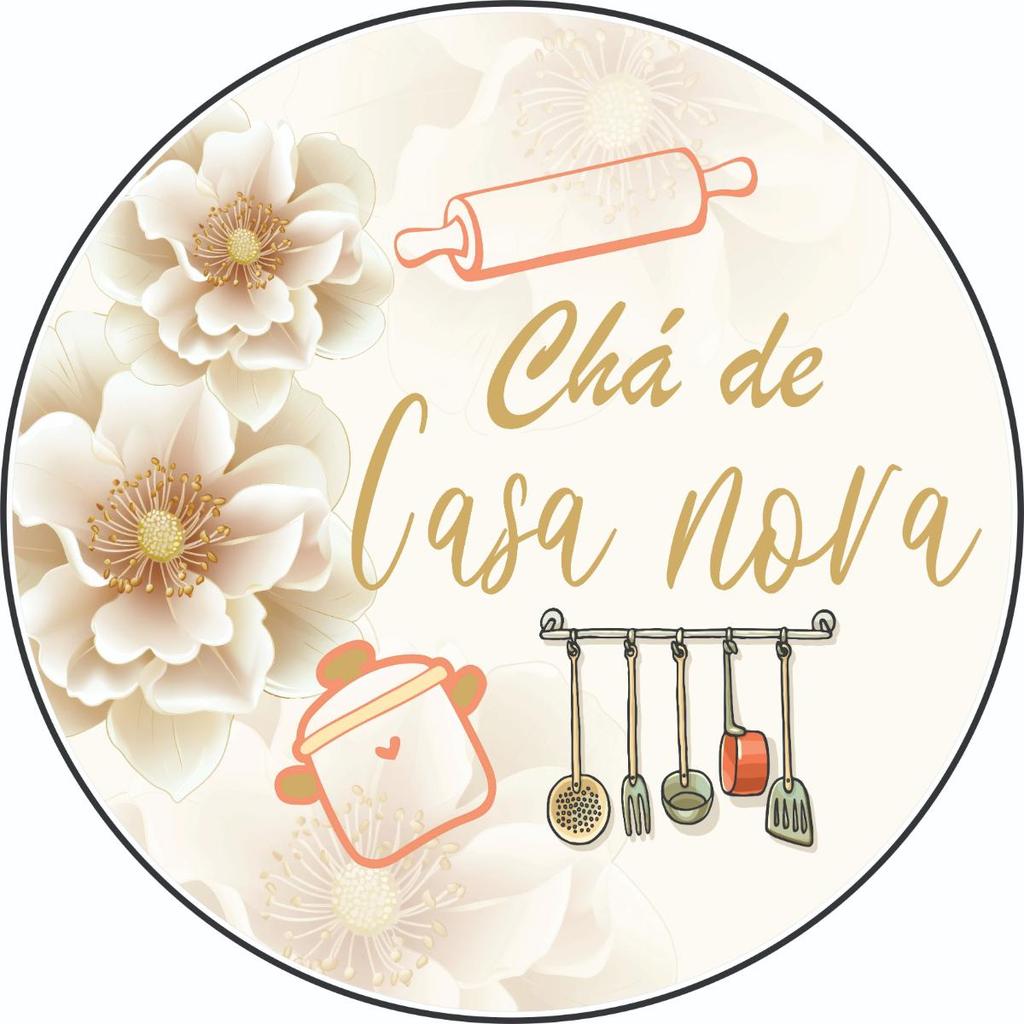 Capa Mini Painel 50x50 Personalizada  Festa na Mesa e Decoração CHA DE PANELA 9
