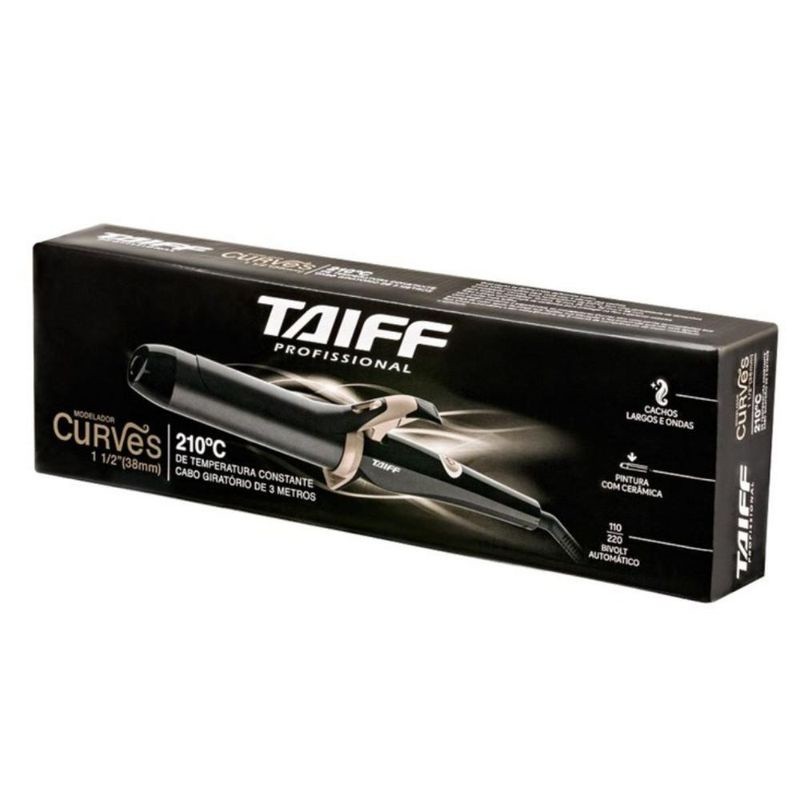 Modelador Taiff Curves 38mm 210ºc — R$ 364,99 em Shopee